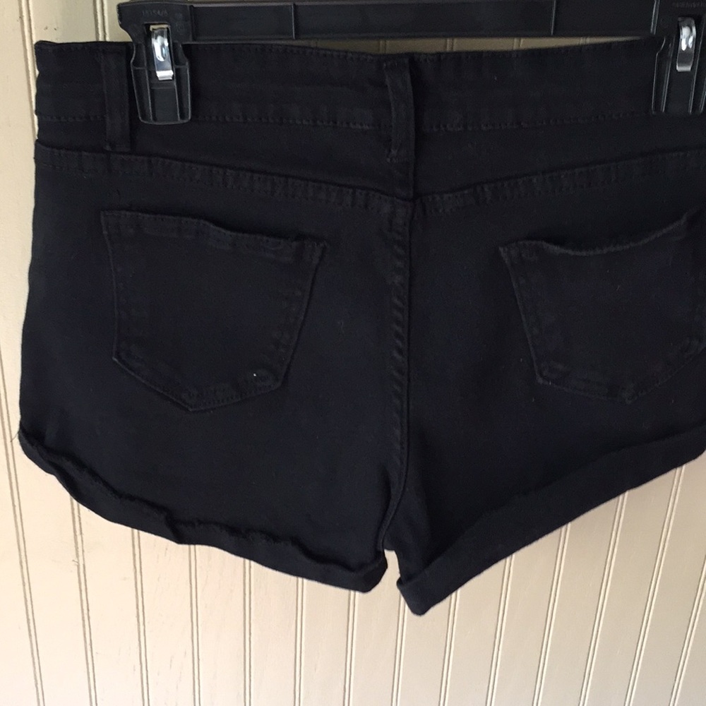 Black jean shorts size large‎ - Picture 2 of 3